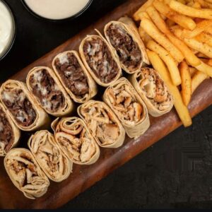 Saj Chicken Shawarma Meal