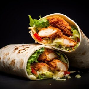 ZINGER SANDWICH Saj Bread